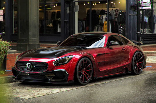  Mercedes Benz AMG GT wide body kit