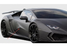 Lamborghini Huracan carbon fibre 'Aventador' style door add-on shells