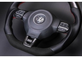 VOLKSWAGEN carbon enhanced, custom steering wheel