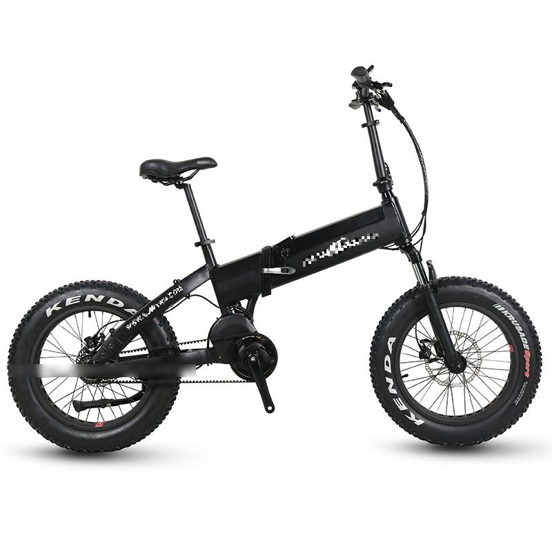 EFlow SF6 fat tire 1000W mid motor beltdriven folding ebike