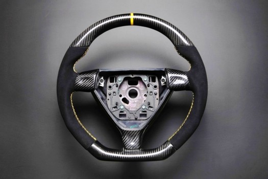 PORSCHE carbon enhanced, custom steering wheel